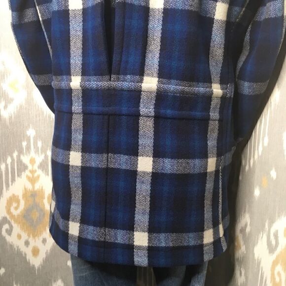 Polo Ralph Lauren "Rugged Icons Collection" Blue Ketchum Wool Plaid Ranch Coat - Picture 10 of 16